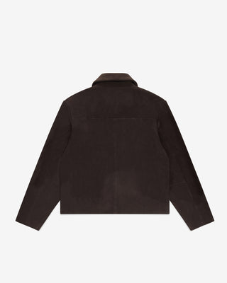 Suede Dinner Jacket (Brown)