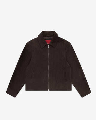 Suede Dinner Jacket (Brown)