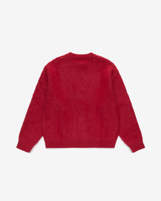 Shaggy Mohair Knit (Wine)