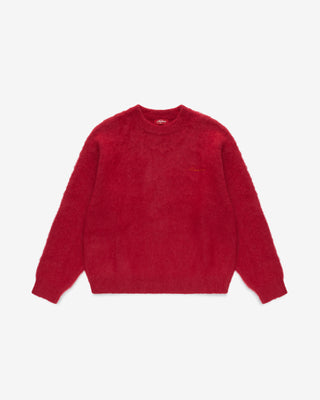 Shaggy Mohair Knit (Wine)