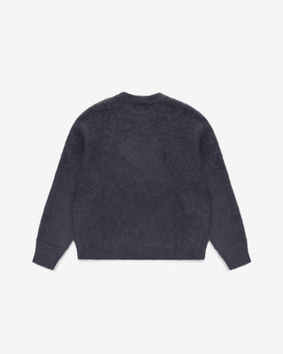 Shaggy Mohair Knit (Anthracite)