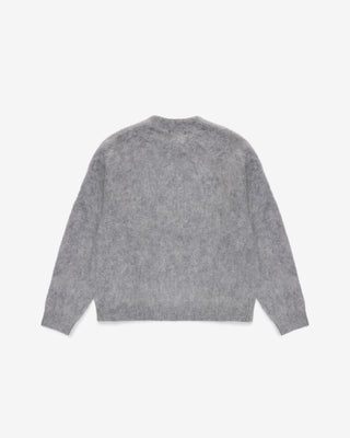 Shaggy Mohair Knit (Silver Grey)