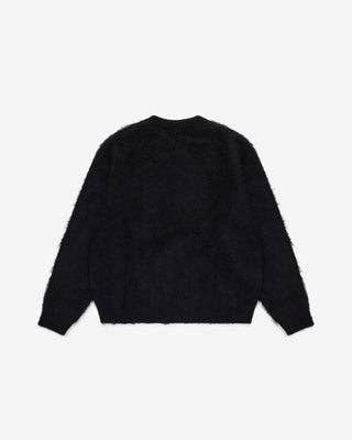 Shaggy Mohair Knit (Black)