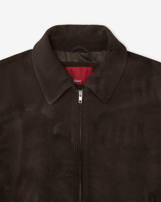 Suede Dinner Jacket (Brown)