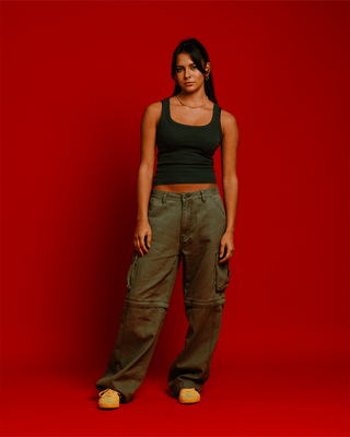 Husk Convertible Cargos - Khaki