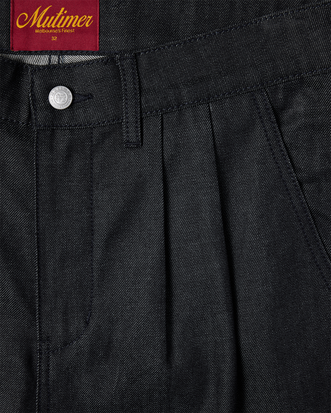 Raw Pleated Shorts