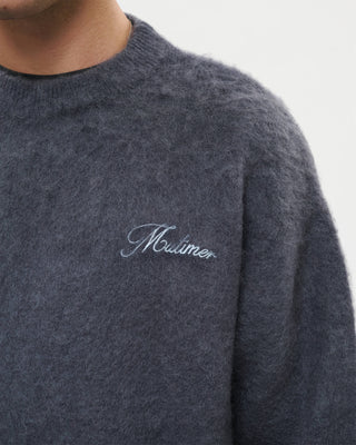 Shaggy Mohair Knit (Anthracite)