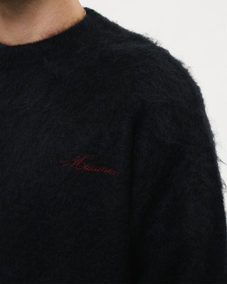 Shaggy Mohair Knit (Black)