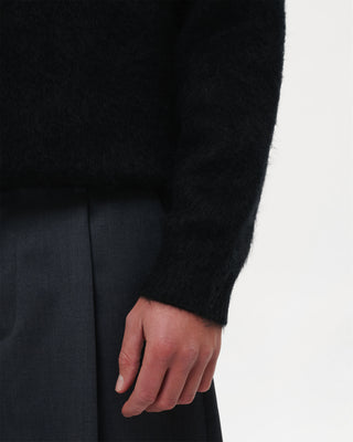 Shaggy Mohair Knit (Black)