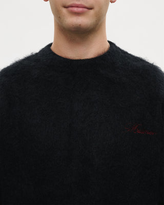 Shaggy Mohair Knit (Black)