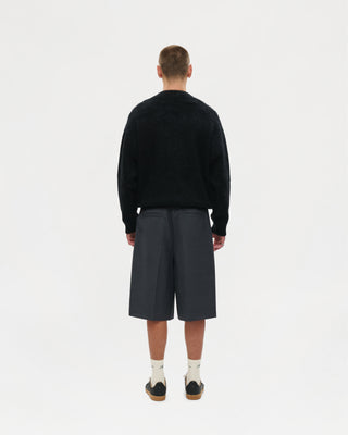 Shaggy Mohair Knit (Black)