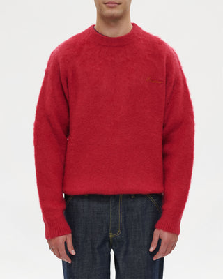 Shaggy Mohair Knit (Wine)