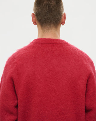 Shaggy Mohair Knit (Wine)