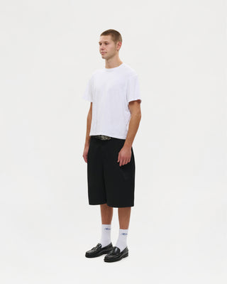 Side Pleat Shorts
