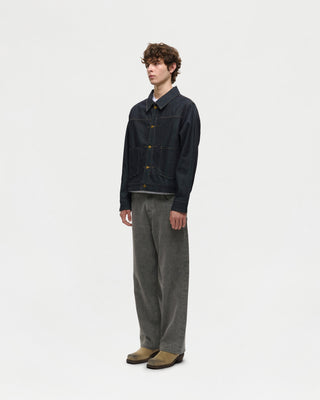 Straight Cut Denim (Stone Grey)