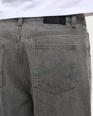Straight Cut Denim (Stone Grey)