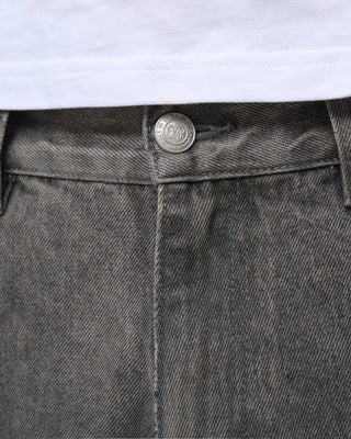 Straight Cut Denim (Stone Grey)