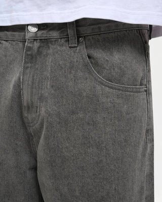 Straight Cut Denim (Stone Grey)