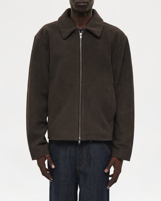 Suede Dinner Jacket (Brown)