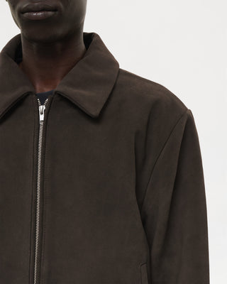 Suede Dinner Jacket (Brown)