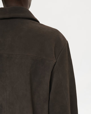 Suede Dinner Jacket (Brown)