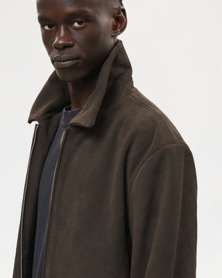 Suede Dinner Jacket (Brown)