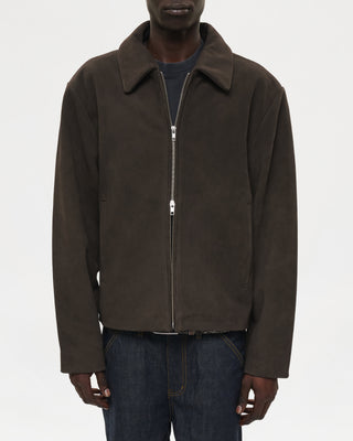 Suede Dinner Jacket (Brown)