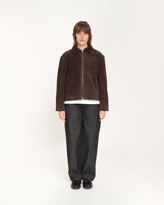 Suede Dinner Jacket (Brown)