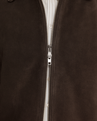 Suede Dinner Jacket (Brown)