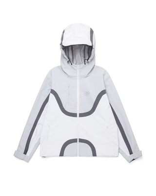 Flow Waterproof Jacket - White/Grey