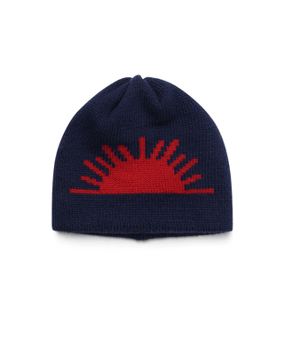 Chunky Knit Beanie - Navy