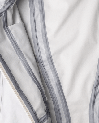 Flow Waterproof Jacket - White/Grey