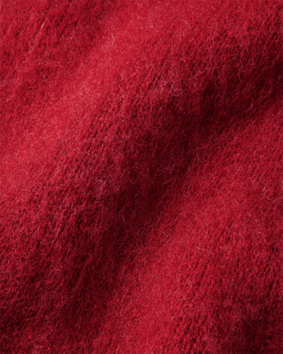 Shaggy Mohair Knit (Wine)