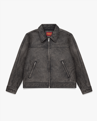 Distressed Leather Jacket