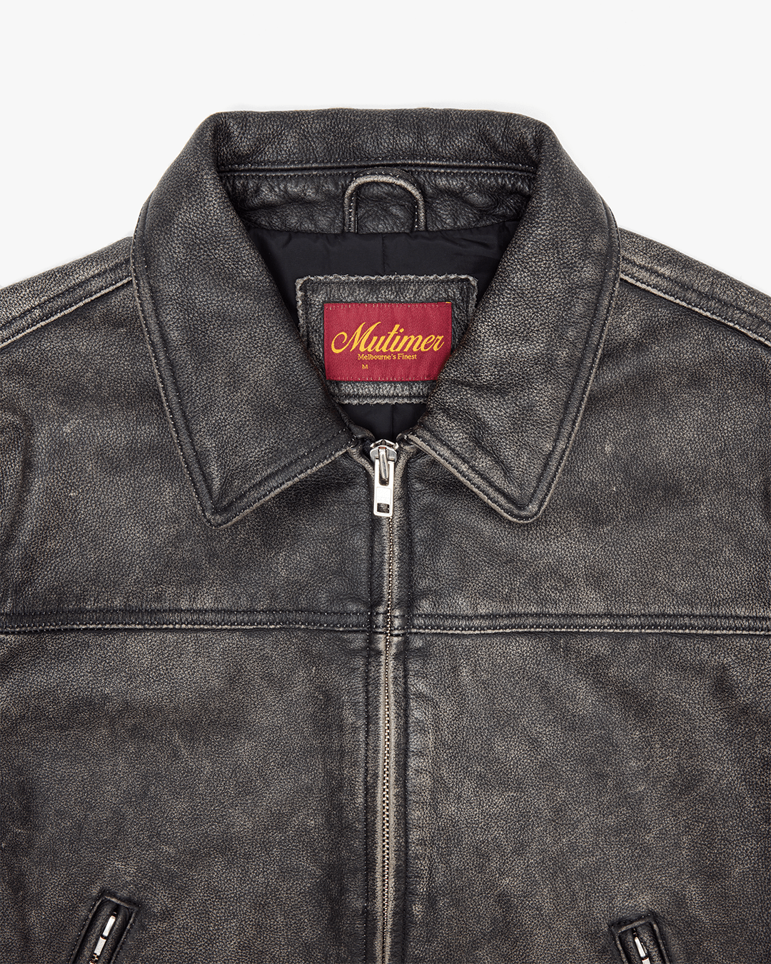 Distressed Leather Jacket – Mutimer Distressed Leather Jacket – Mutimer