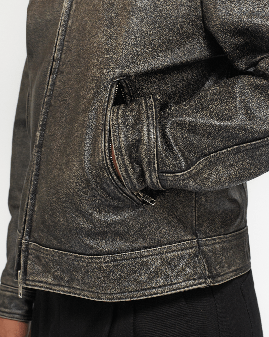 Distressed Leather Jacket | Mutimer Distressed Leather Jacket | Mutimer
