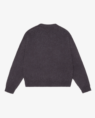 Shaggy Mohair Knit (Charcoal)