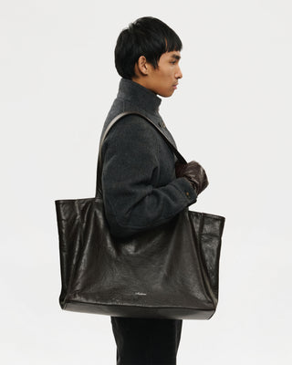 Batmania Leather Bag (Tobacco)