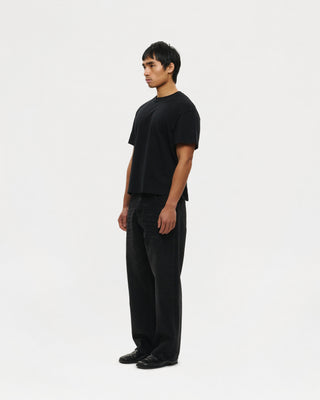 Slub Cotton T-Shirt (Black)