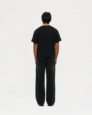 Slub Cotton T-Shirt (Black)