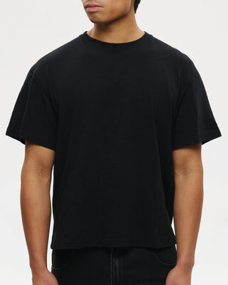 Slub Cotton T-Shirt (Black)