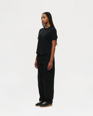 Slub Cotton T-Shirt (Black)