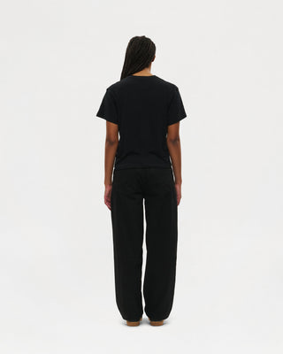 Slub Cotton T-Shirt (Black)