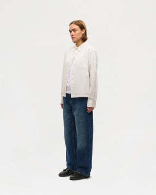 Straight Cut Denim (Mid Wash)