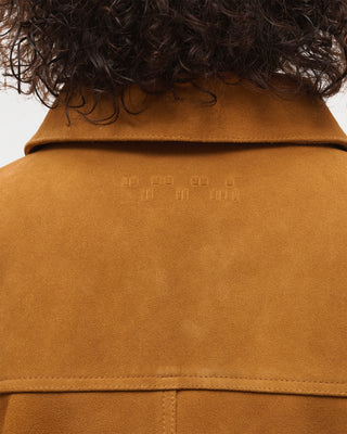 Suede Universal Trucker Jacket (Tan)