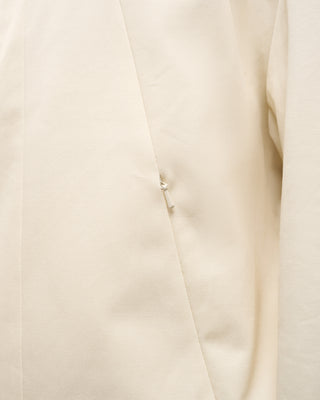 Waxed Windbreaker Jacket (Off-White)