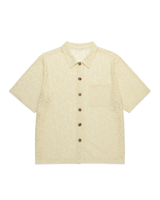 Cream Lace Shirt