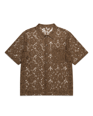 Brown Lace Shirt