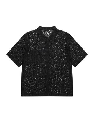 Black Lace Shirt