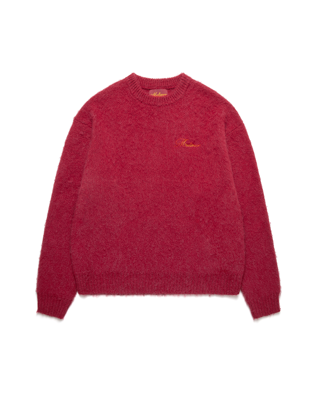 Shaggy Mohair knit (Wine)